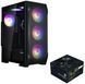 Корпус Zalman N7PLUSV2 з БЖ ZM700-LX3 1xUSB3.0, 2xUSB2.0, 6x120мм Rainbow RGB, 1x120мм, VGA 340мм, LCS ready, TG Side Window, ATX, чорний (N7PLUSV2+ZM700-LX3) [112531], фото 1