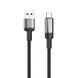 Кабель ColorWay USB - USB Type-C (M/M), braided wire, 6А, 2 м, Black (CW-CBUC097-BK) [620115], фото 1