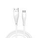 Кабель WUW-X196 USB Type-C 2,4А white (6972573335589) [805221], фото 1