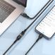 Кабель подовжувач HOCO U107 Type-C Male to Type-C Female USB2.0 extension cable(L=1.2m) Black (6931474789990) [802612], фото 5