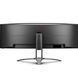 Монітор TFT 49" AOC, VA, 5120x1440, 165Гц, вигн., HDMIx3, DP, USB-C, USB-hub, HAS, кол, чорний (AG493UCX2) [400513], фото 5