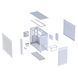 Корпус Asus Prime AP303 TG White (90DC00V3-B39010) [615486], фото 9