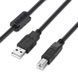 Кабель ColorWay USB - USB Type-B V 2.0 (M/M), 3 м, Black (CW-CBUB073-BK) [613617], фото 9