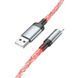 Кабель HOCO U112 Shine charging data cable for iP Gray (6931474788801) [804375], фото 3