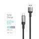 Кабель ColorWay USB - USB Type-C (M/M), braided wire, 6А, 2 м, Black (CW-CBUC097-BK) [620115], фото 5