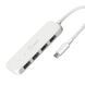 USB-хаб J5create 4 USB-A White (JCH341EW-N) [618220], фото 2