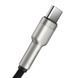 Кабель Baseus Cafule Series Metal Data Cable USB to Type-C 66W 0.25m Black (CAKF000001) [802252], фото 4