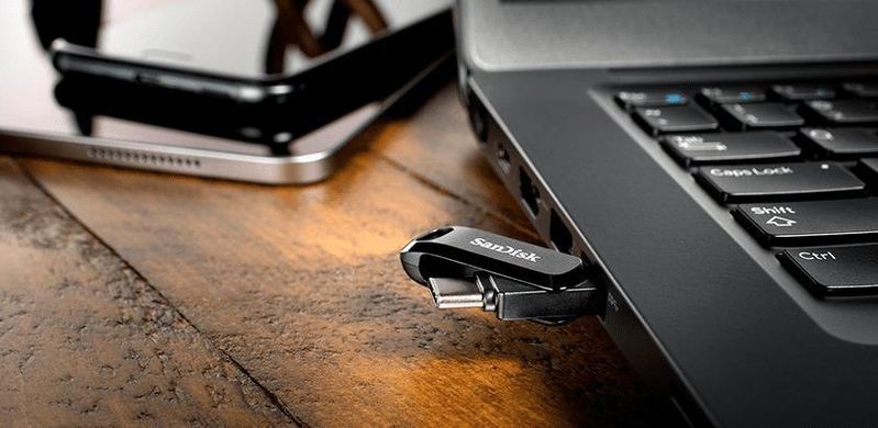 Флеш-пам'ять (накопичувач USB) USB-C 256GB SANDISK (SDDDC3-256G-G46) [501273]