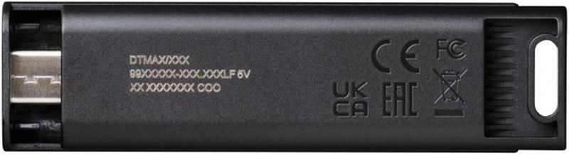 Флеш-накопичувач USB3.2 256GB Type-C Kingston DataTraveler Max Black (DTMAX/256GB) [607258]