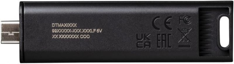 Флеш-накопичувач USB3.2 256GB Type-C Kingston DataTraveler Max Black (DTMAX/256GB) [607258]