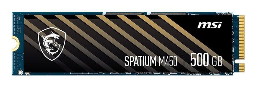Твердотільний запам&rsquo;ятовувальний пристрій накопичувач (SSD) G4 M.2 NVME 500GB SPAT. M450 MSI (S78-440K380-P83) [503358]