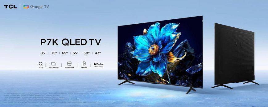 Телевізор 85" TCL QLED 4K 60Hz Smart Google TV Titan ONKYO sound (85P71K) [114188]