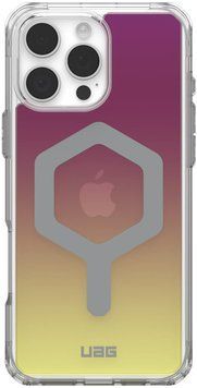 Чохол UAG для iPhone 16 Pro Max, Plyo Magsafe LE, Maroon/Yellow Ombre (114481114780) [108339]