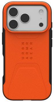 Чохол UAG для iPhone 17 Pro, Civilian MagSafe, Orange (114545119797) [112203]