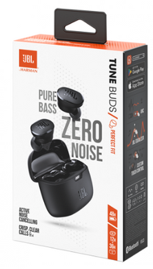 Гарнітура JBL TUNE BUDS Black (JBLTBUDSBLK) [203151]