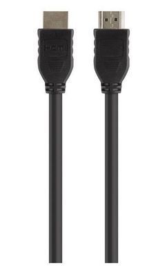 Кабель HDMI (M/M) Belkin 3м, High Speed Ethernet, Nickel plated, чорний (F3Y017BT3M-BLK) [112259]