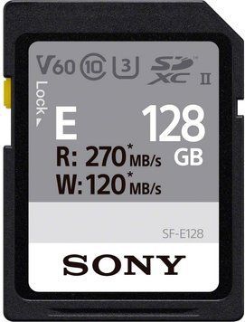 Карта пам'яті Sony SDXC 128GB C10 UHS-II U3 V60 R270/W120MB/s Entry (SFE128.ET4) [112811]