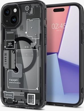 Чохол-накладка Spigen Ultra Hybrid MagFit для Apple iPhone 15 Zero One (ACS06806) [616514]