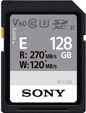 Карта пам'яті Sony SDXC 128GB C10 UHS-II U3 V60 R270/W120MB/s Entry (SFE128.ET4) [112811]