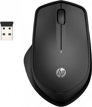Мишка бездротова HP 280 Silent, 3 кн., 1200 dpi, чорна (19U64AA) [401206]