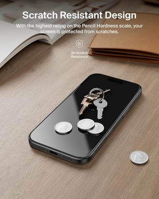 Захисне скло Belkin для iPhone 17 Pro, Privacy TemperedGlass (1 Pack) (OVA213HQ) [112120]
