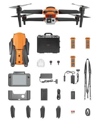 Дрон Autel EVO II Dual Rugged Bundle (640T) V3 ATTI, FCC, Anti-Interference, Orange (102001518) [12084]