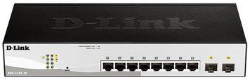 Комутатор D-Link 10xGE, 2xSFP, L2 (DGS-1210-10/FL) [15031]