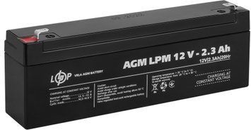 Акумуляторна батарея LogicPower LPM 12V 2.3AH (LPM 12 - 2.3 AH) AGM (LP4132) [618747]