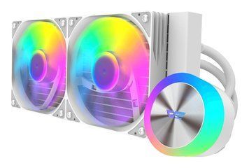 Система охолодження для комп'ютерного процесора DARK FLASH DG240, білий (DG240 WHITE) [504470]