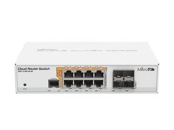 Мережевий комутатор EtherNet 4SFP MIKROTIK (CRS112-8P-4S-IN) [500925]