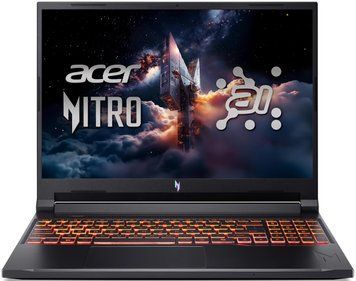 Ноутбук Acer Nitro V 16 ANV16-42 16" WUXGA IPS, AMD R5-240, 16GB, F1TB, NVD5060-8, Lin, чорний (NH.U1GEU.003) [110416]