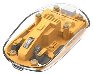 Миша XO M12 Bluetooth wireless transparent Yellow (M12 Yellow) [202534]