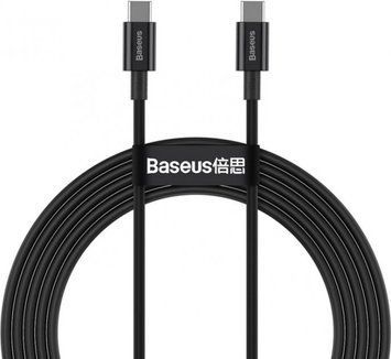 Кабель Baseus Superior Series Fast Charging Data Cable Type-C to Type-C 100W 2m Black (CATYS-C01) [802439]