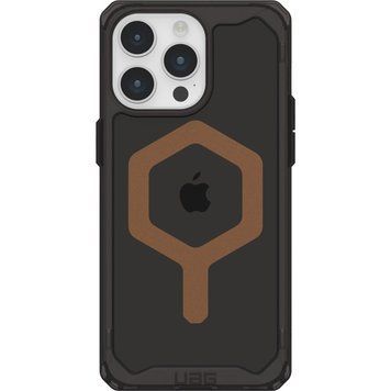 Чохол-накладка Urban Armor Gear для Apple iPhone 15 Pro Max Plyo Magsafe Black/Bronze (114305114085) [602430]