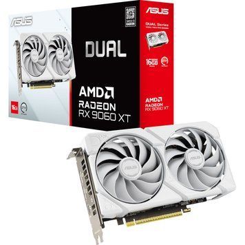 Відеокарта ASUS (DUAL-RX9060XT-16G-WHITE) [304771]