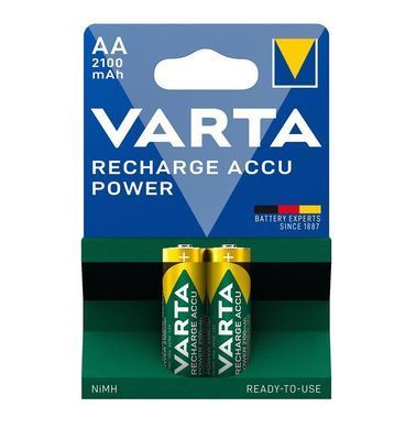 Акумулятор Varta NI-MH Power AA 2100 мА&bull;г, 2шт (56706101402) [113377]