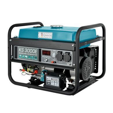 Генератор бензиновий Konner&Sohnen KS 3000E, 230В, 3.0кВт, електростартер, 46.1кг (KS3000E) [105944]