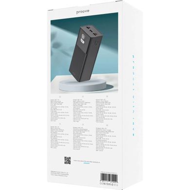 Універсальна мобільна батарея Proove Giant Lite 22.5W 40000mAh Black (PBGI20312201) [603461]
