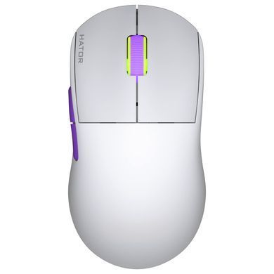 Миша бездротова Hator Quasar 2 Ultra 4K Wireless White/Lilac (HTM571WL) [616825]