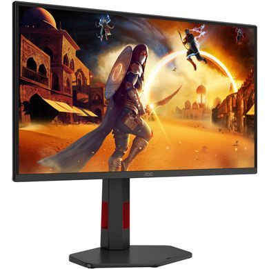 Монітор TFT 24.5" AOC, Fast IPS, 300 Гц, 2xHDMI, DP, HAS, Pivot, колонки, чорно-червоний (Q25G4SR) [403738]