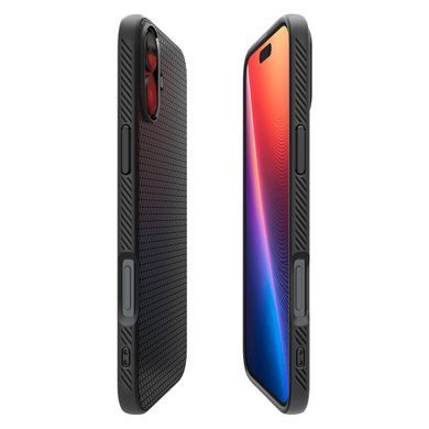 Чохол-накладка Spigen Liquid Air для Apple iPhone 16 Plus Matte Black (ACS08066) [602429]