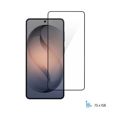 Захисне скло 2E для Samsung Galaxy S26+ 5G (S947), 2.5D FCFG, (1 Pack), чорна рамка (2E-G-S26P-SMFCFG-BB) [114076]