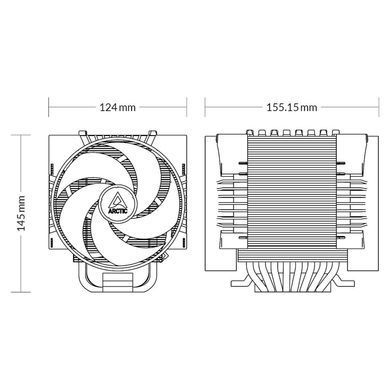 Кулер процесорний Arctic 4U-M Rev.2 (ACFRE00133B) [618296]