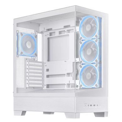 Корпус Asus A31 Plus White Tempered Glass без БЖ (90DC00R3-B19000) [614352]