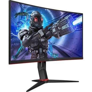 Монітор TFT 31.5" AOC, VA, 240Гц, вигнутий, DP, HDMI x 2, чорний (C32G2ZE/BK) [400806]