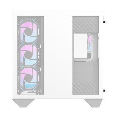 Корпус для комп'ютера DARK FLASH ATX без блока живлення DY470 білий (DY470 WHITE) [503229]