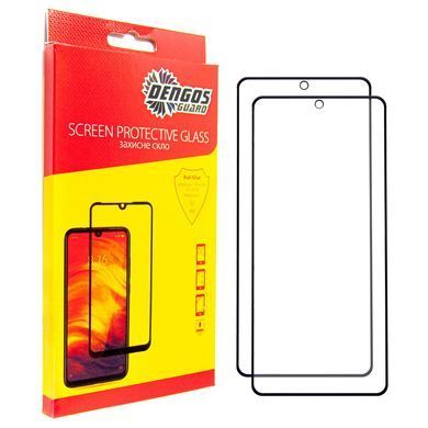 Захисне скло Dengos для Xiaomi Redmi Note 13 Pro 4G Black Full Glue 2шт (DG-TG2P-16) [600725]