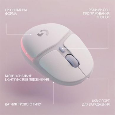 Миша бездротова Logitech G705 White (910-006367) [614210]