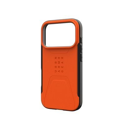Чохол UAG для iPhone 17 Pro, Civilian MagSafe, Orange (114545119797) [112203]