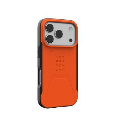 Чохол UAG для iPhone 17 Pro, Civilian MagSafe, Orange (114545119797) [112203]
